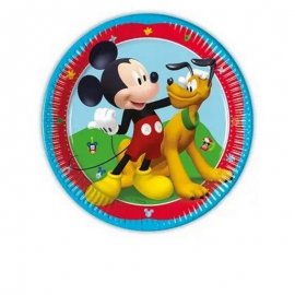 8 ASSIETTES MICKEY 20 CM