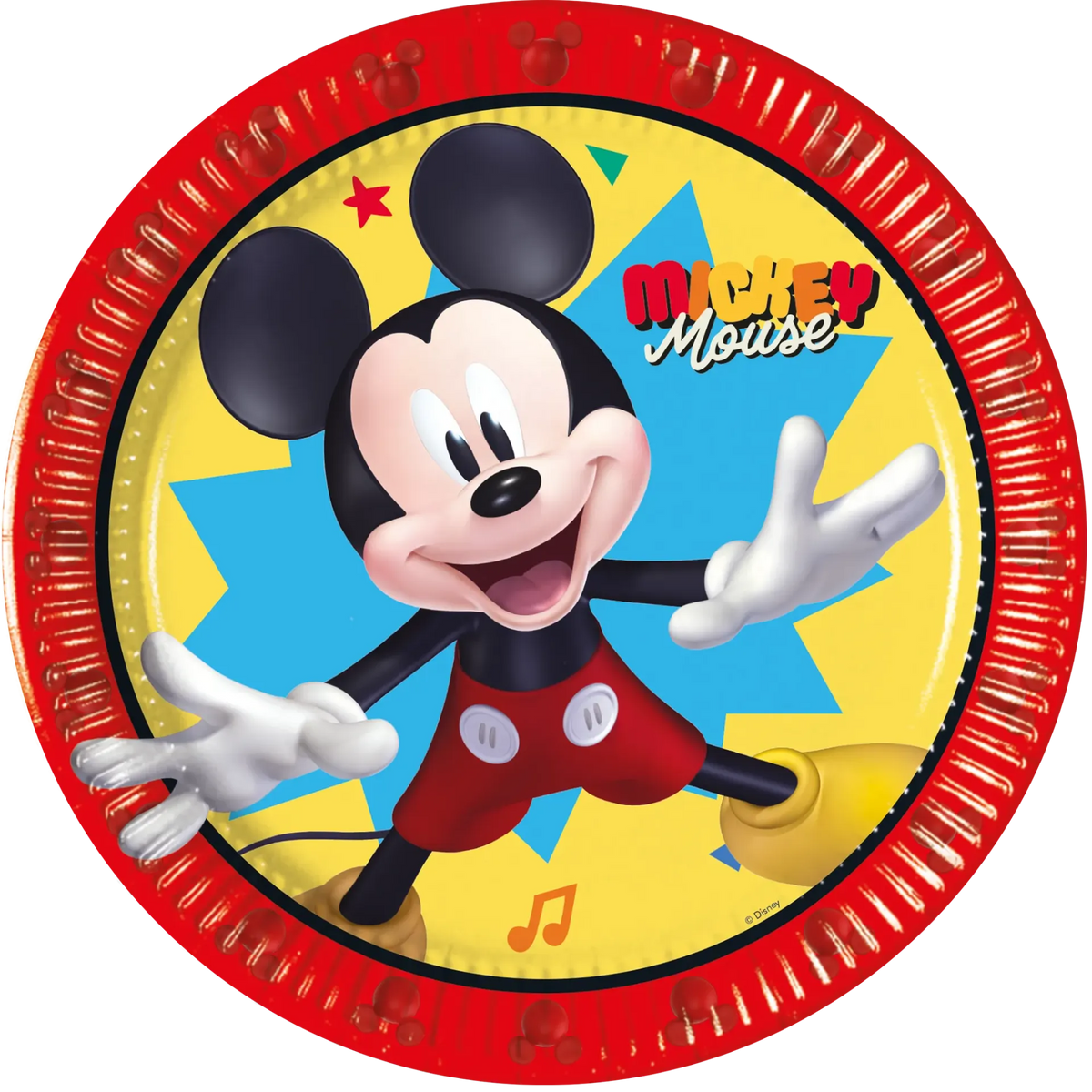 8 ASSIETTES MICKEY 20 CM