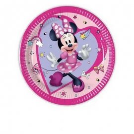 8 ASSIETTES MINNIE 20 CM