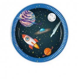 8 PLAQUES DE 20 CM POUR FUSÉES SPATIALES