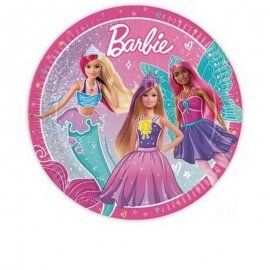8 ASSIETTES BARBIE 23 CM