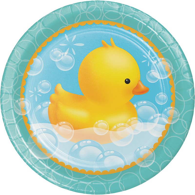 8 ASSIETTES À BAIN MOUSSANT 23 CM