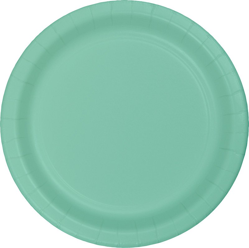 8 ASSIETTES 23 CM MENTHE FRAÎCHE
