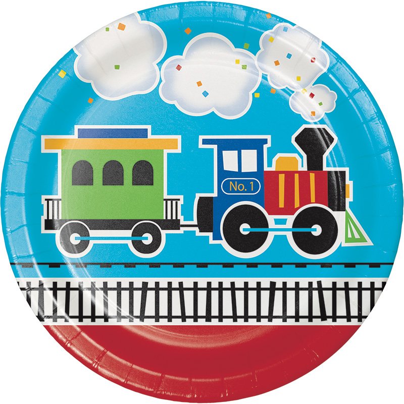 8 PETITES PLAQUES DE TRAIN 23 CM