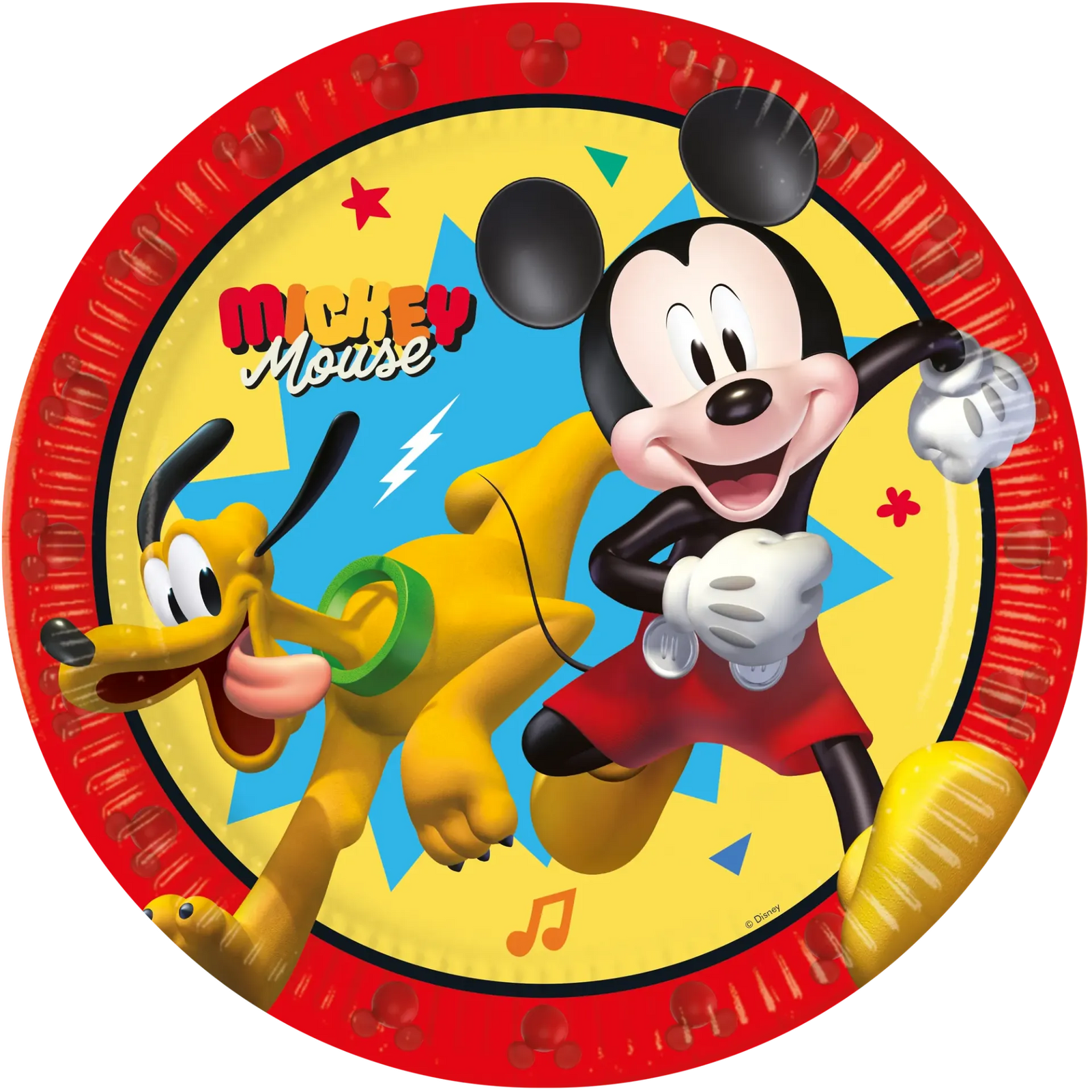 8 PLATOS 23 CM MICKEY FUN