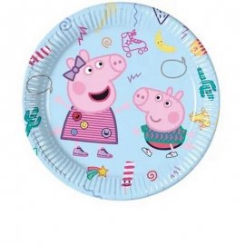 8 ASSIETTES PEPPA PIG 23 CM