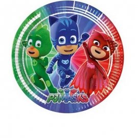8 ASSIETTES PJ MASKS 23 CM
