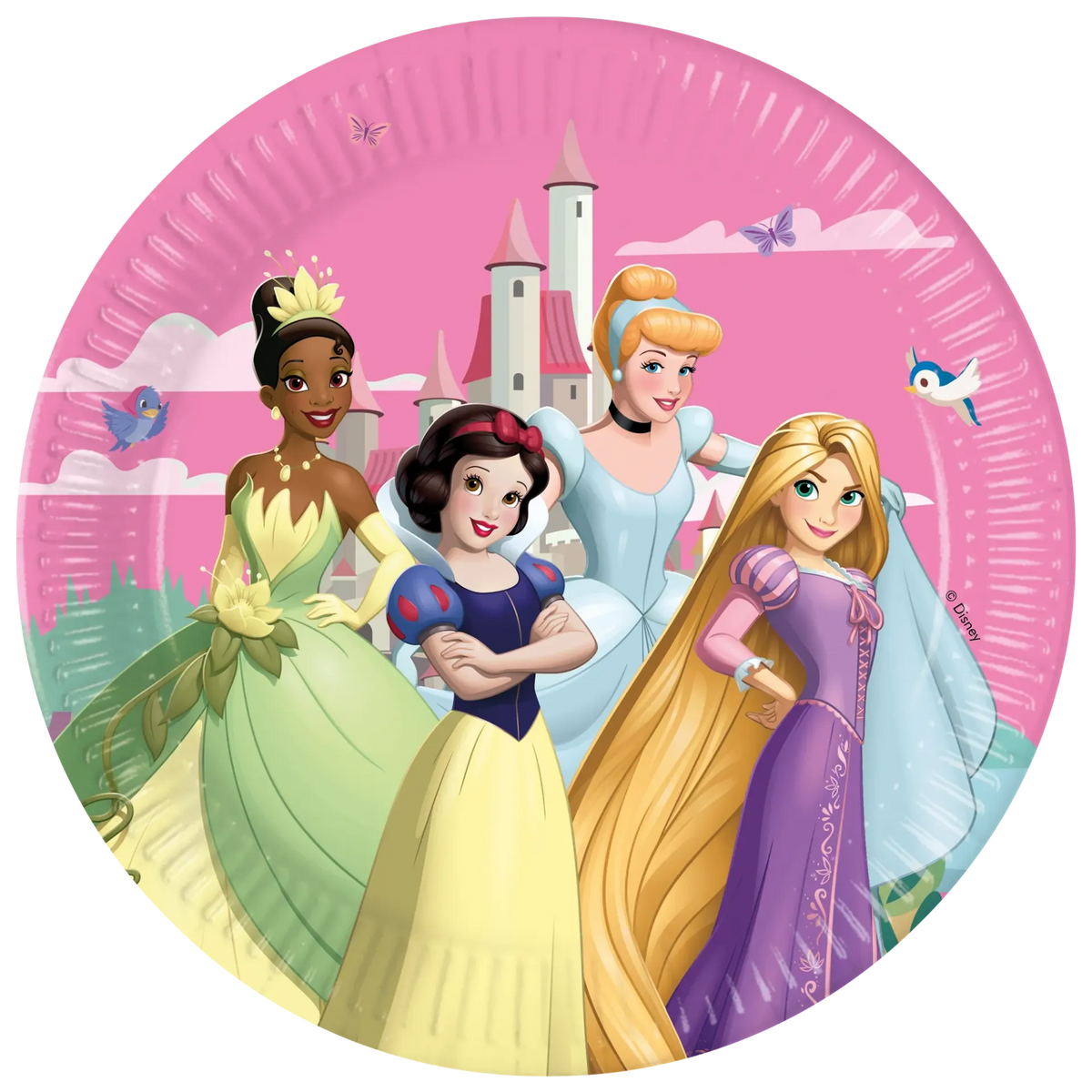 8 PIATTI PRINCIPESSE DISNEY WORLD 23 CM