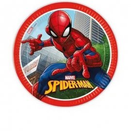 8 ASSIETTES SPIDERMAN 23 CM