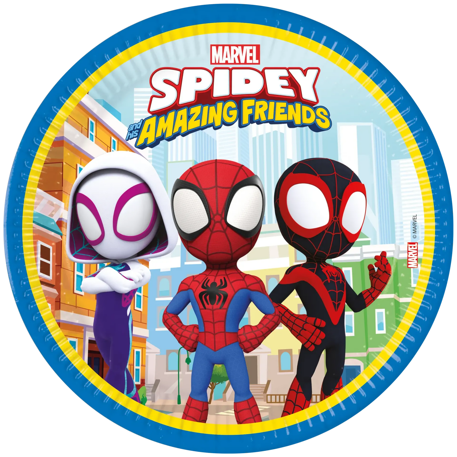 8 ASSIETTES SPIDEY 23 CM