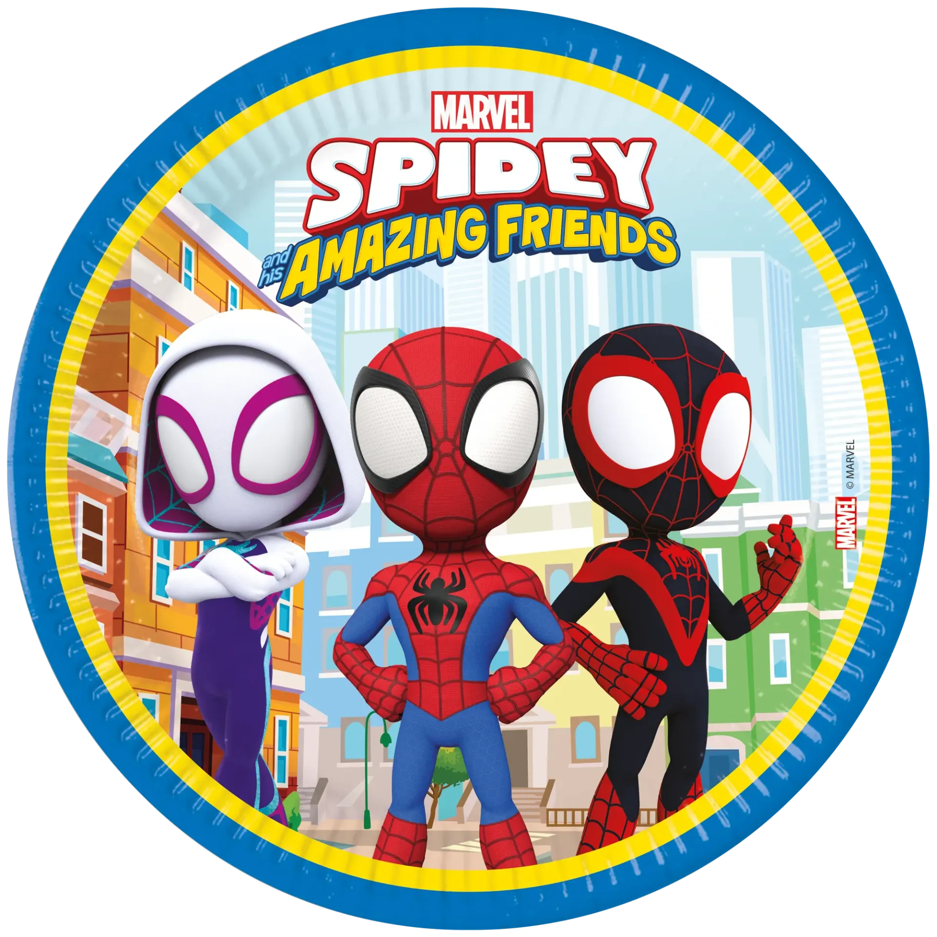 8 PLATOS 23 CM SPIDEY