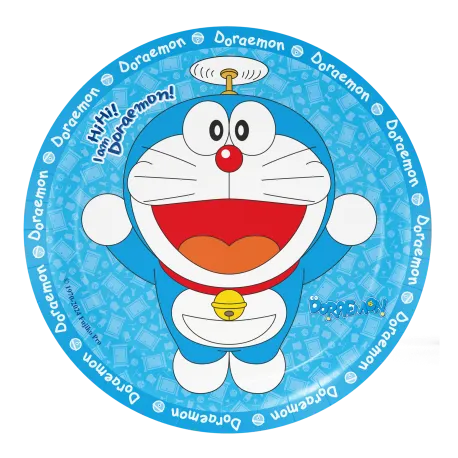 8 assiettes Doraemon 18 cm