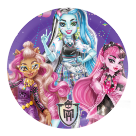 8 assiettes Monster High de 18 cm