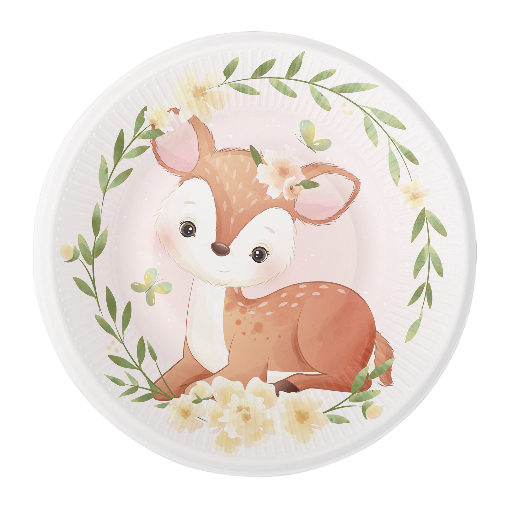 8 assiettes Lil Deer de 18 cm