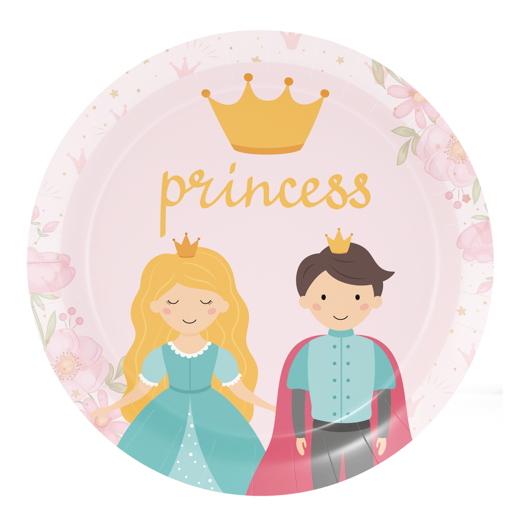 8 assiettes 18 cm PETITE PRINCESSE