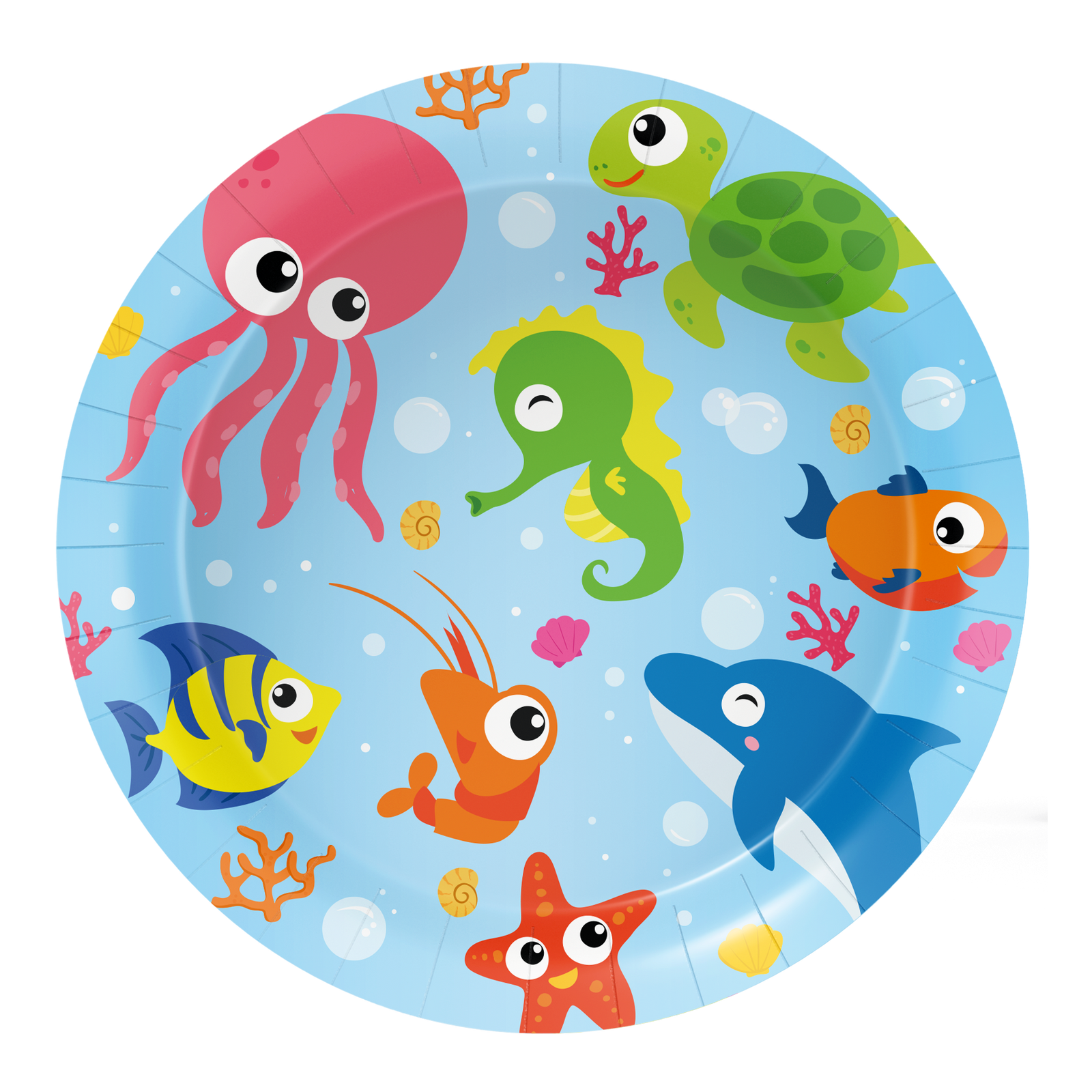 8 Piatti 18 cm OCEAN PARTY