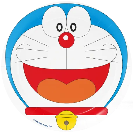 8 assiettes Doraemon 23 cm