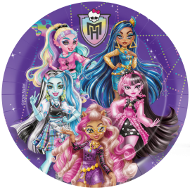 8 assiettes Monster High de 23 cm