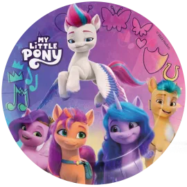 8 assiettes My Little Pony de 23 cm