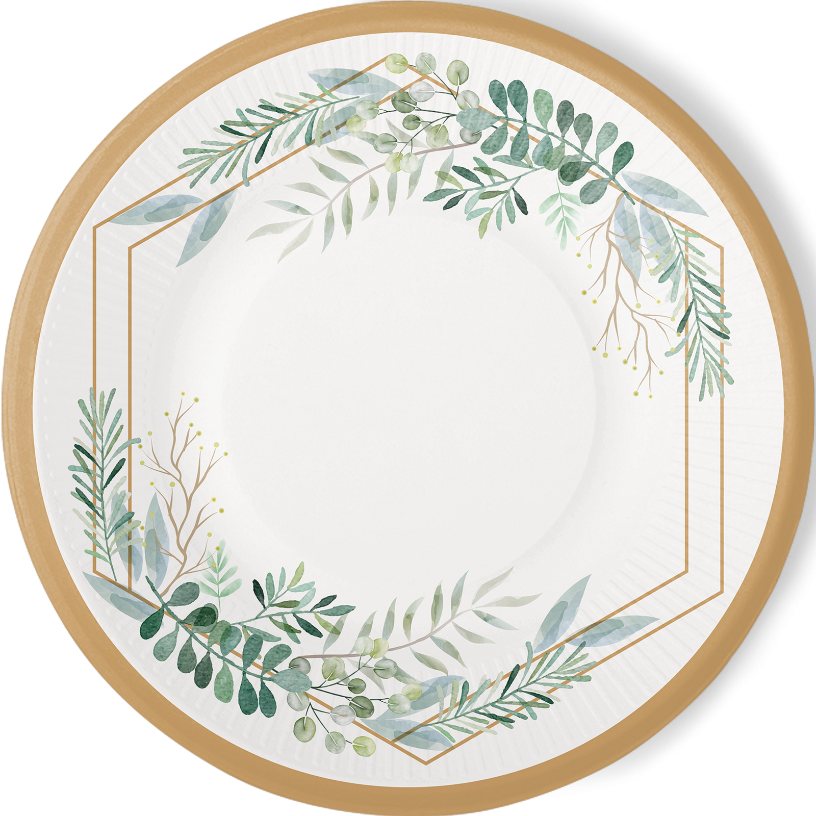 8 Piatti 23 cm GREENERY