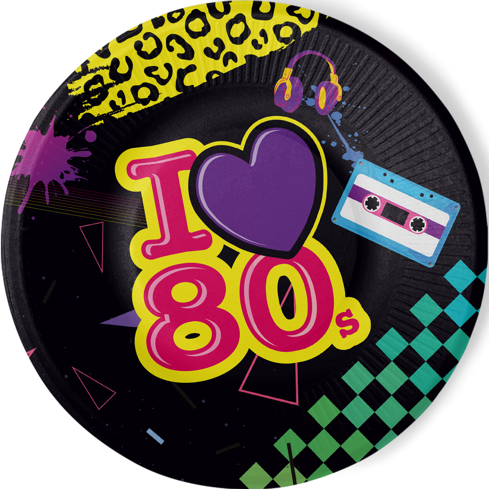 8 assiettes années 1980 23 cm