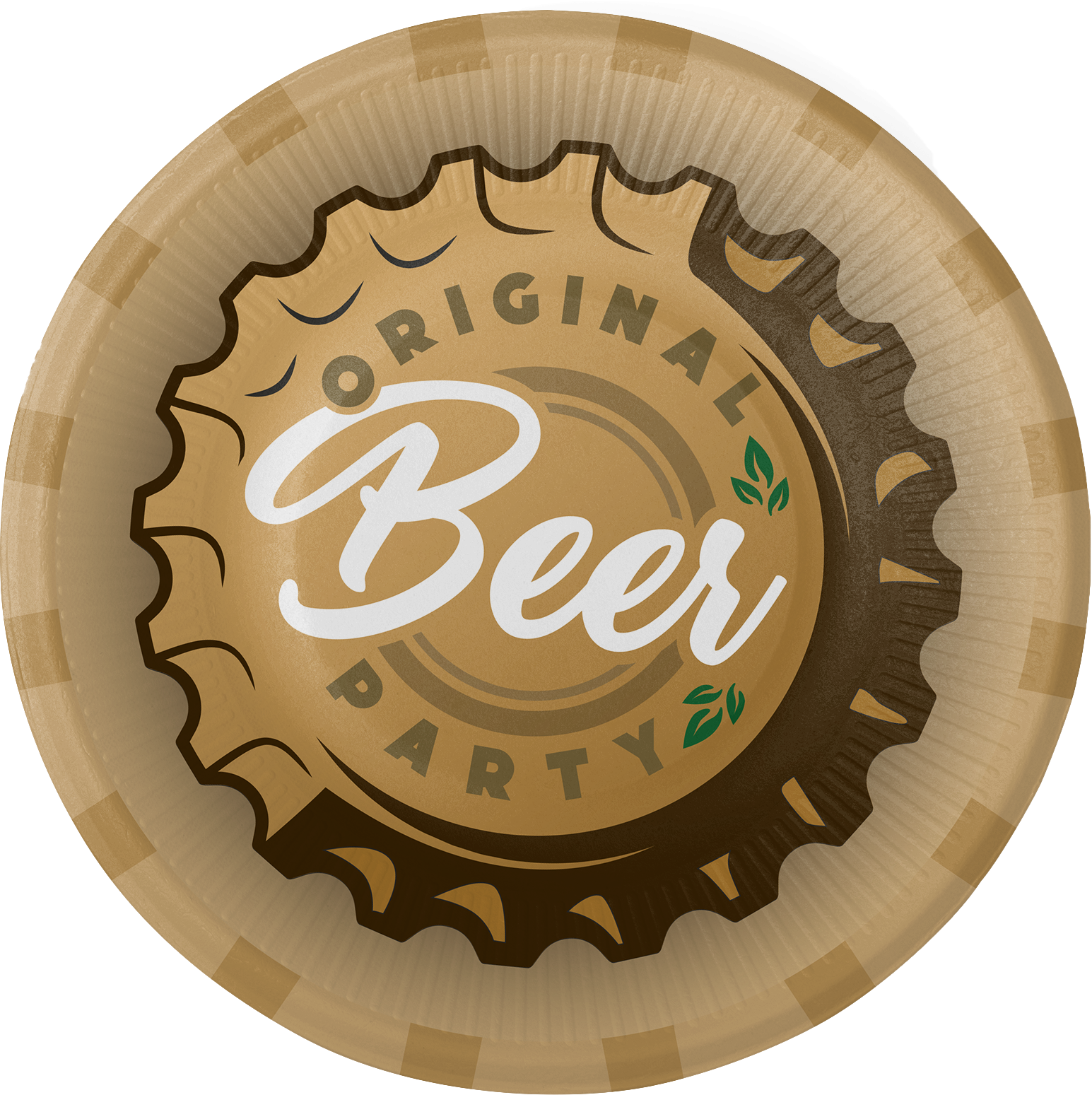 8 assiettes à bière de 18 cm