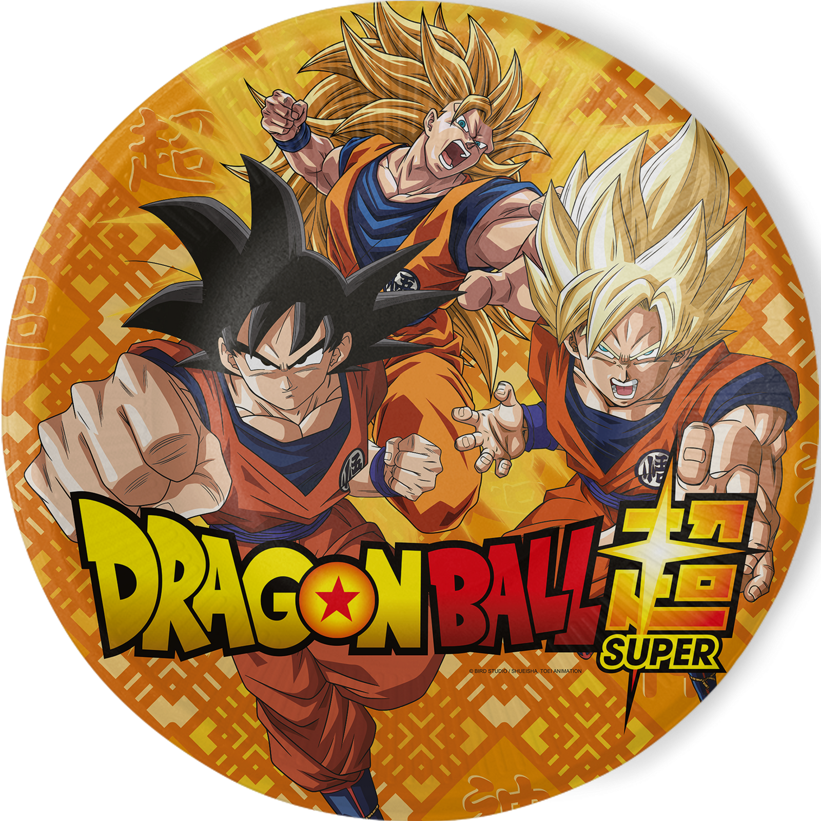 8 assiettes Dragon Ball de 23 cm