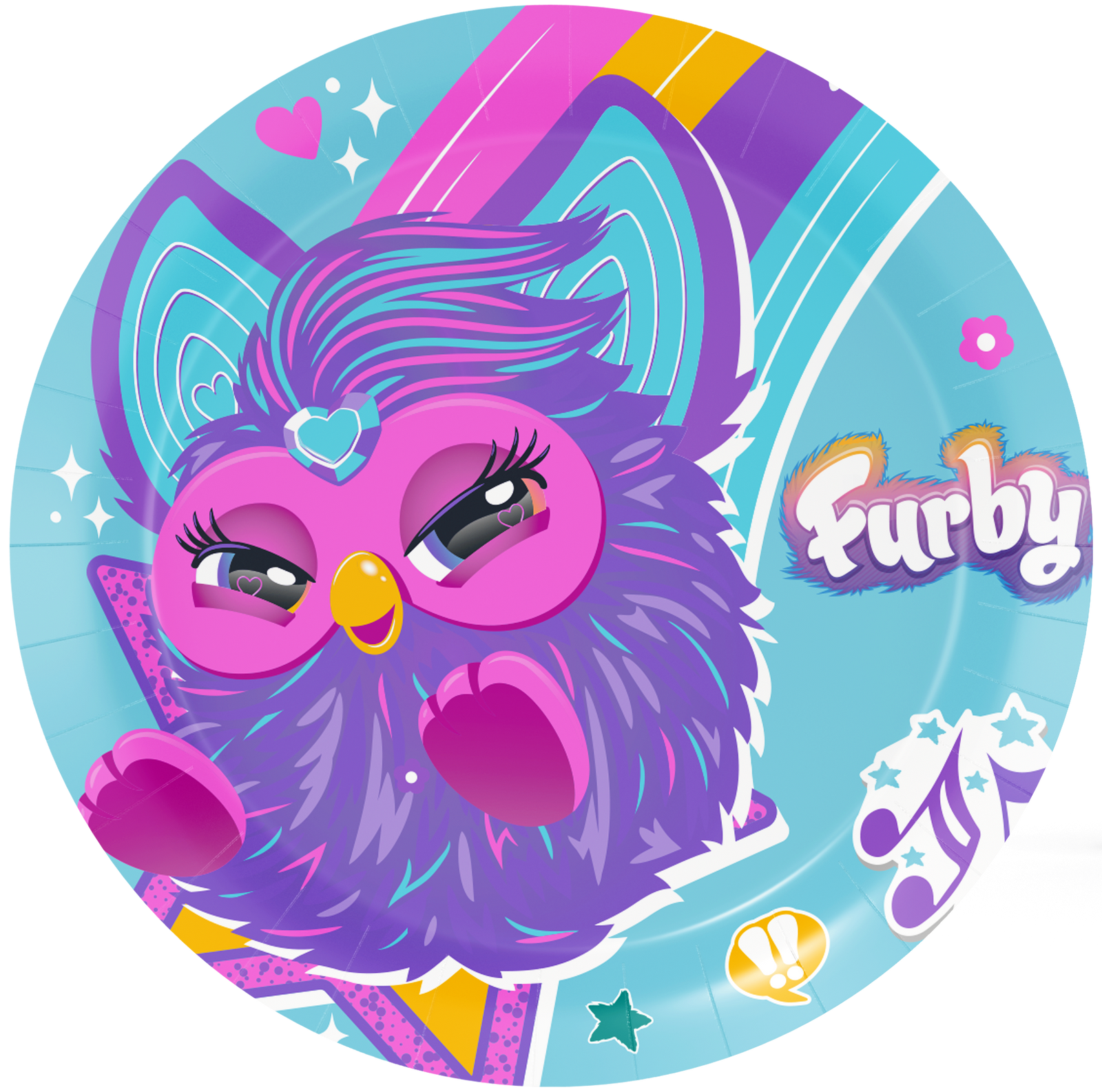 8 piatti Furby da 23 cm