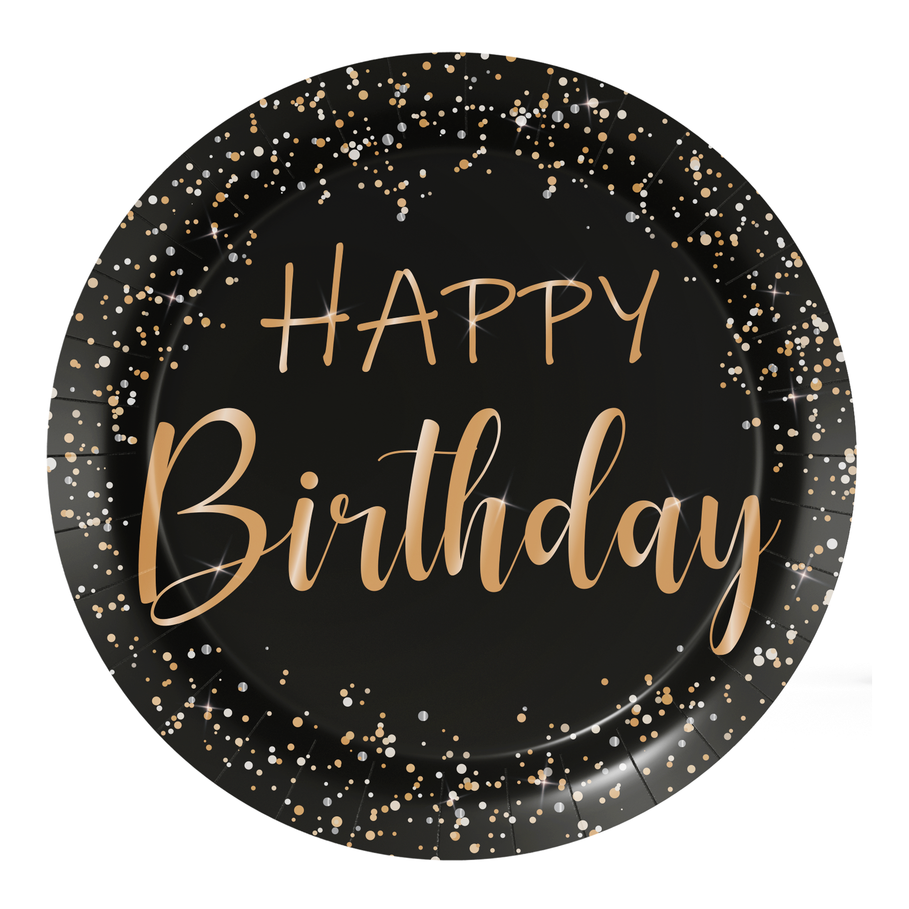 8 assiettes élégantes de 18 cm