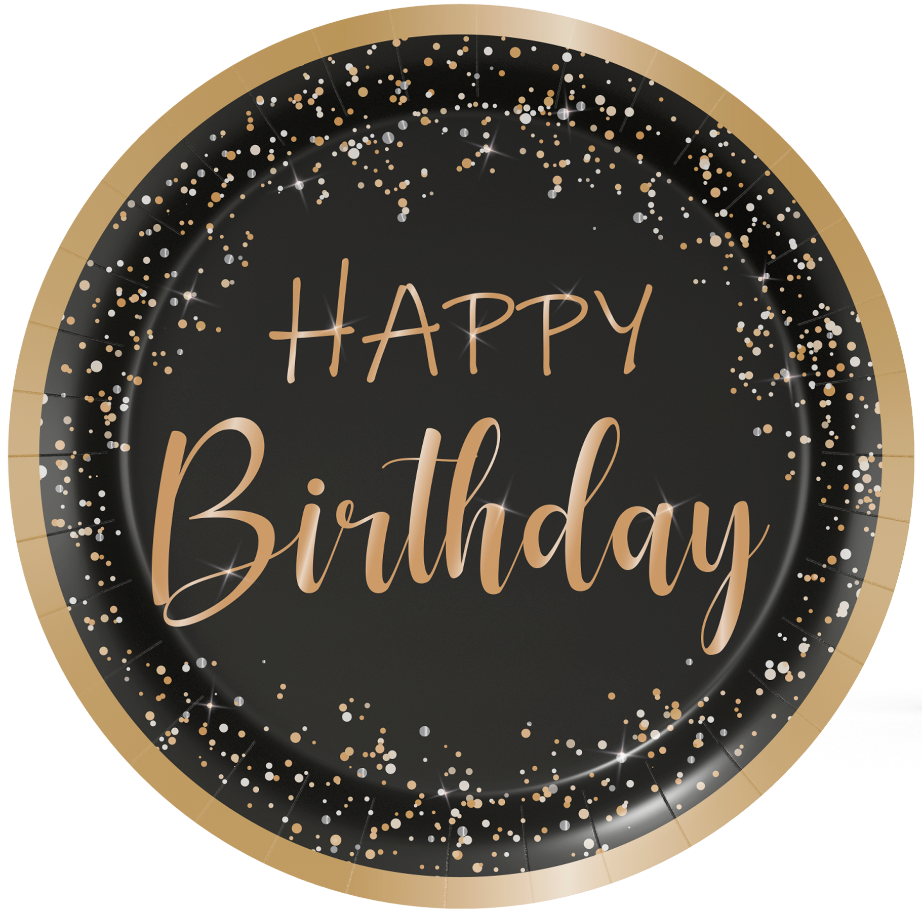 8 assiettes élégantes de 23 cm