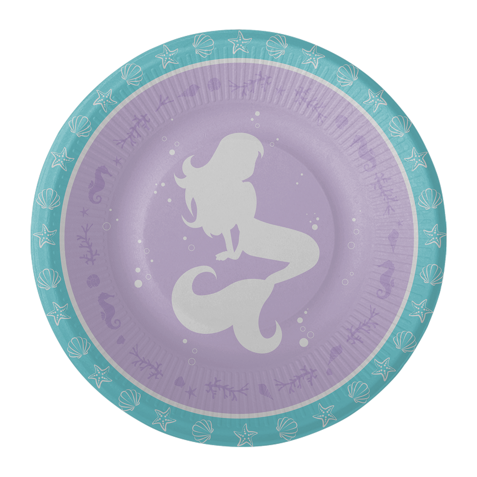 8 assiettes Mermaid Shine 18 cm