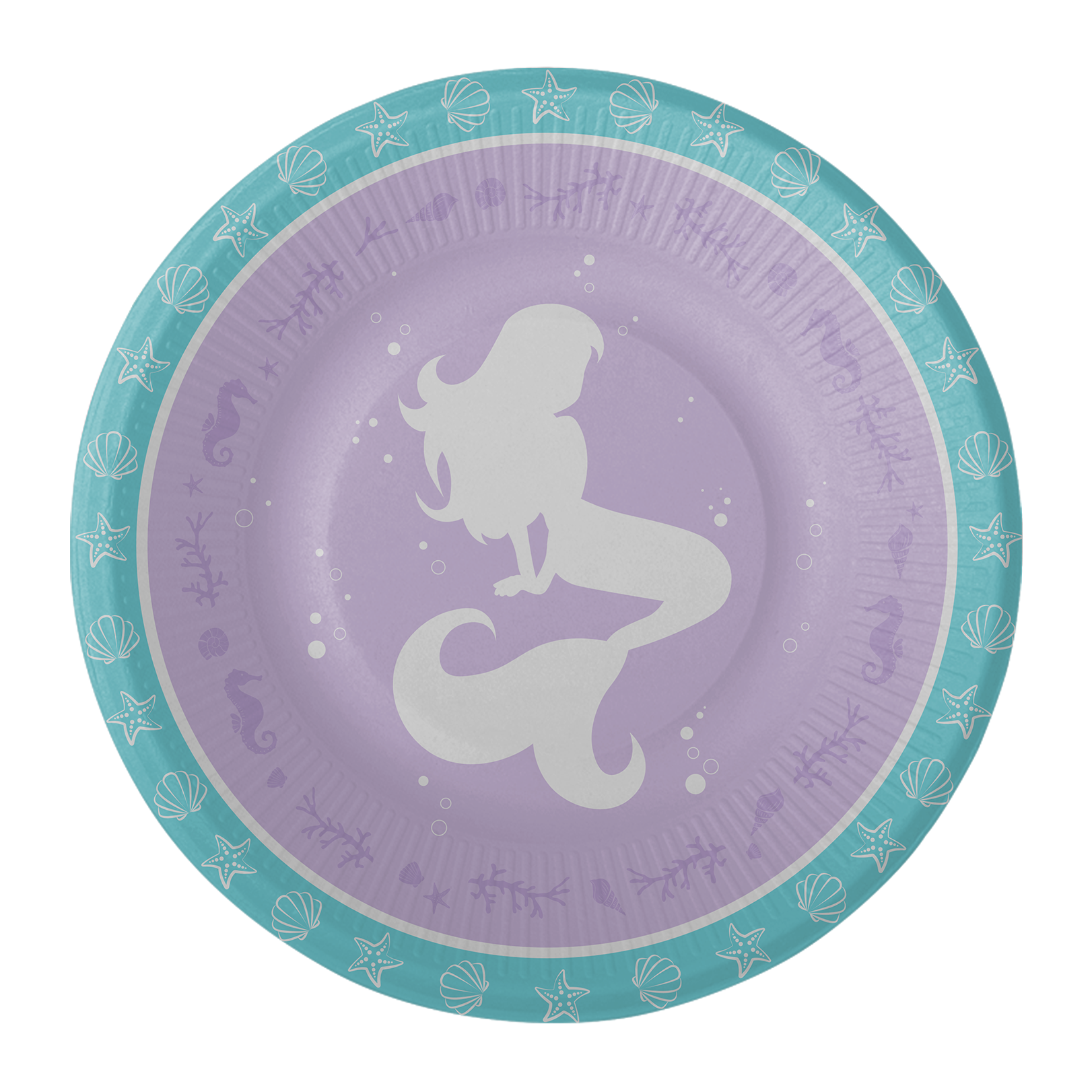 8 assiettes Mermaid Shine 18 cm