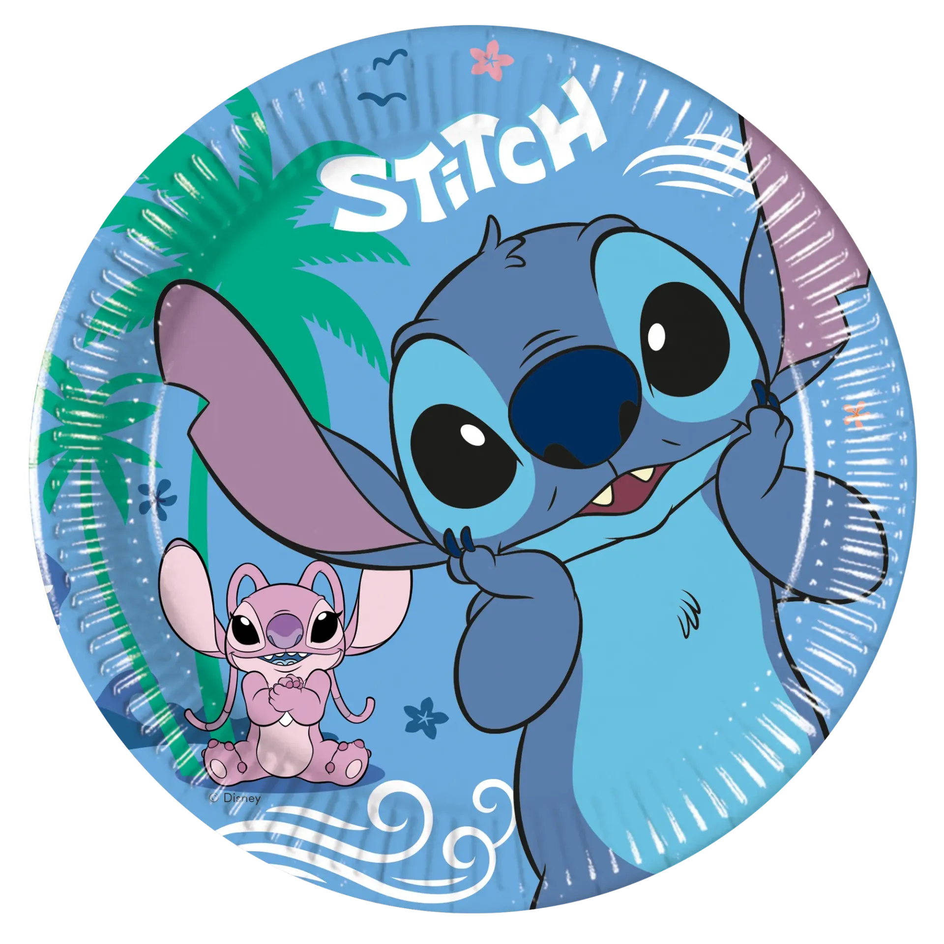 8 Platos Stitch 18 cm