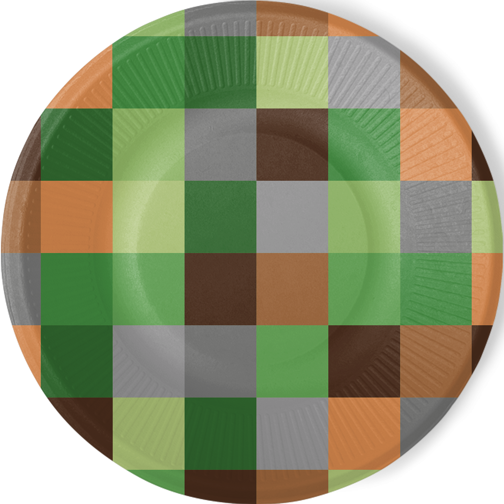 8 assiettes de fête TNT 23 cm