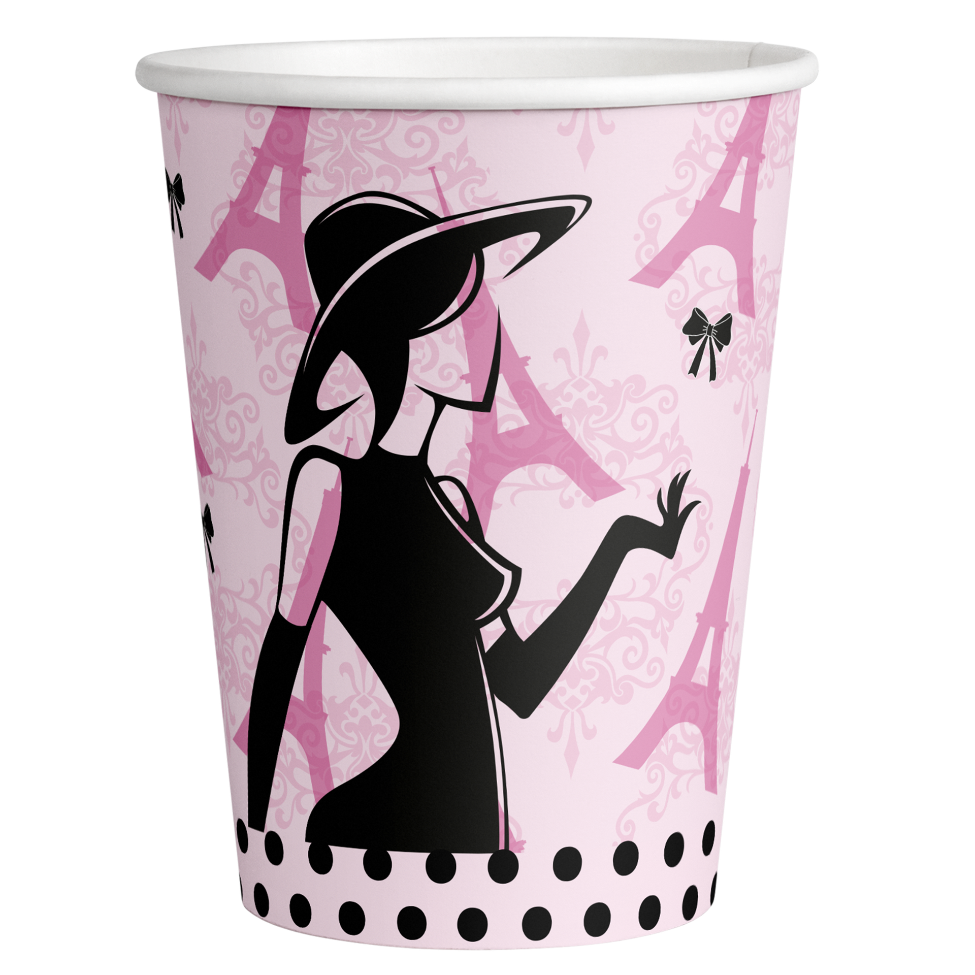 8 GOBELETS DE 250 ML « PARTY IN PARIS »