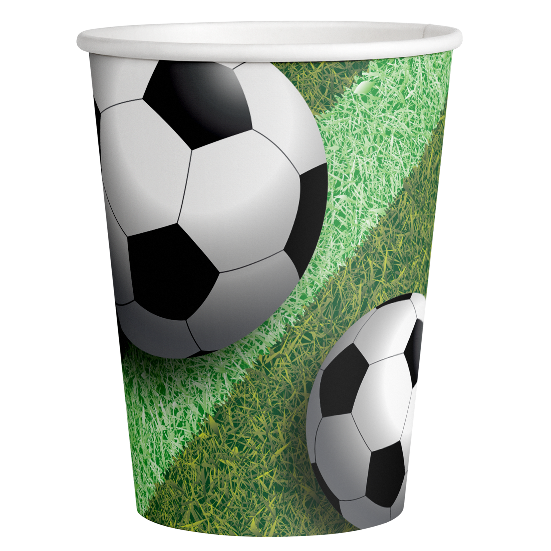 8 GOBELETS DE FOOTBALL 250 ml