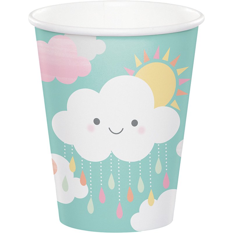 8 VERRES 250 ML NUAGES DE SOLEIL