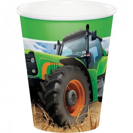 8 TASSES 0,266 L. TEMPS DE TRACTEUR