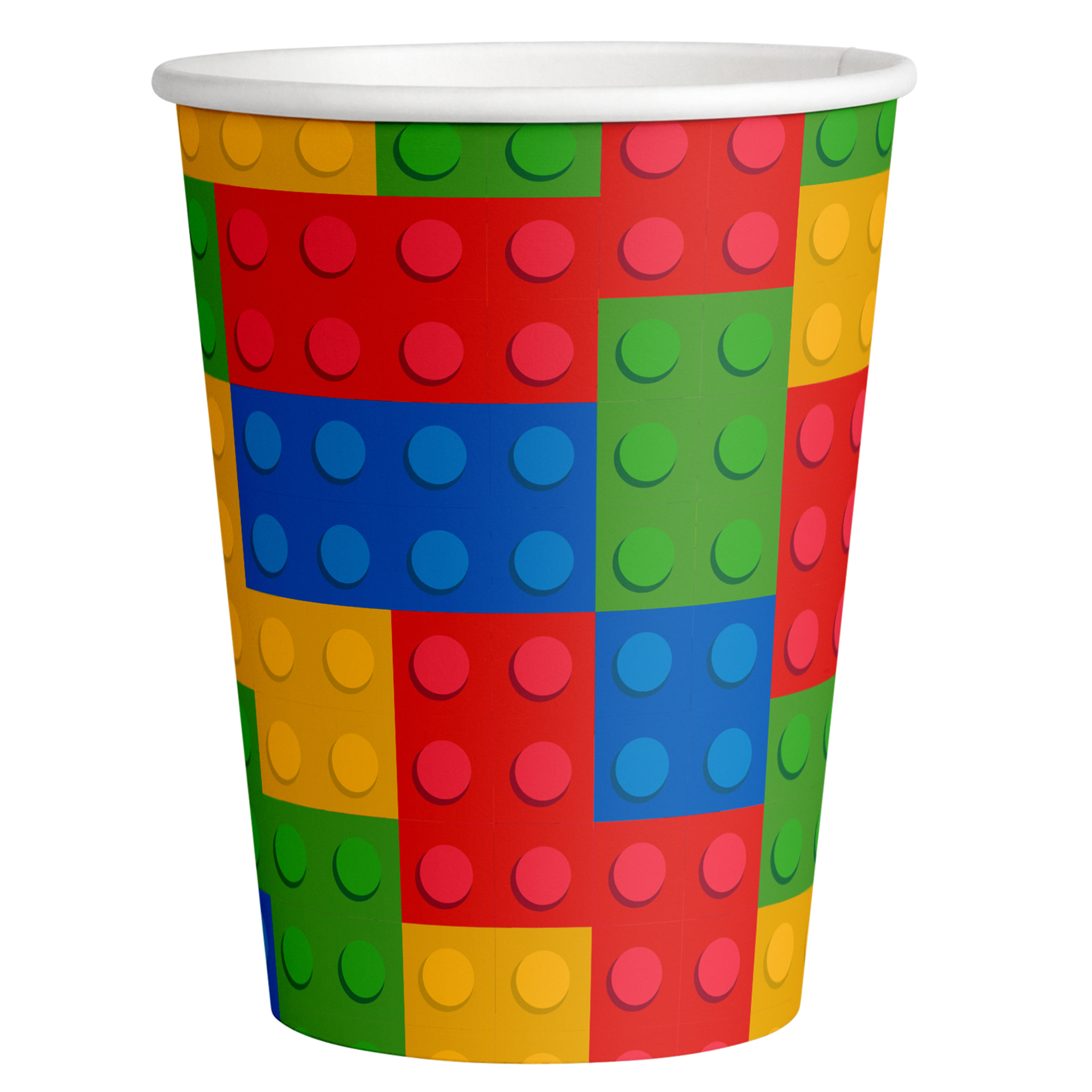 8 GOBELETS DE FÊTE DE BLOC 250ML