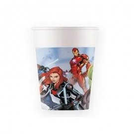 8 GOBELETS EN PAPIER AVENGERS