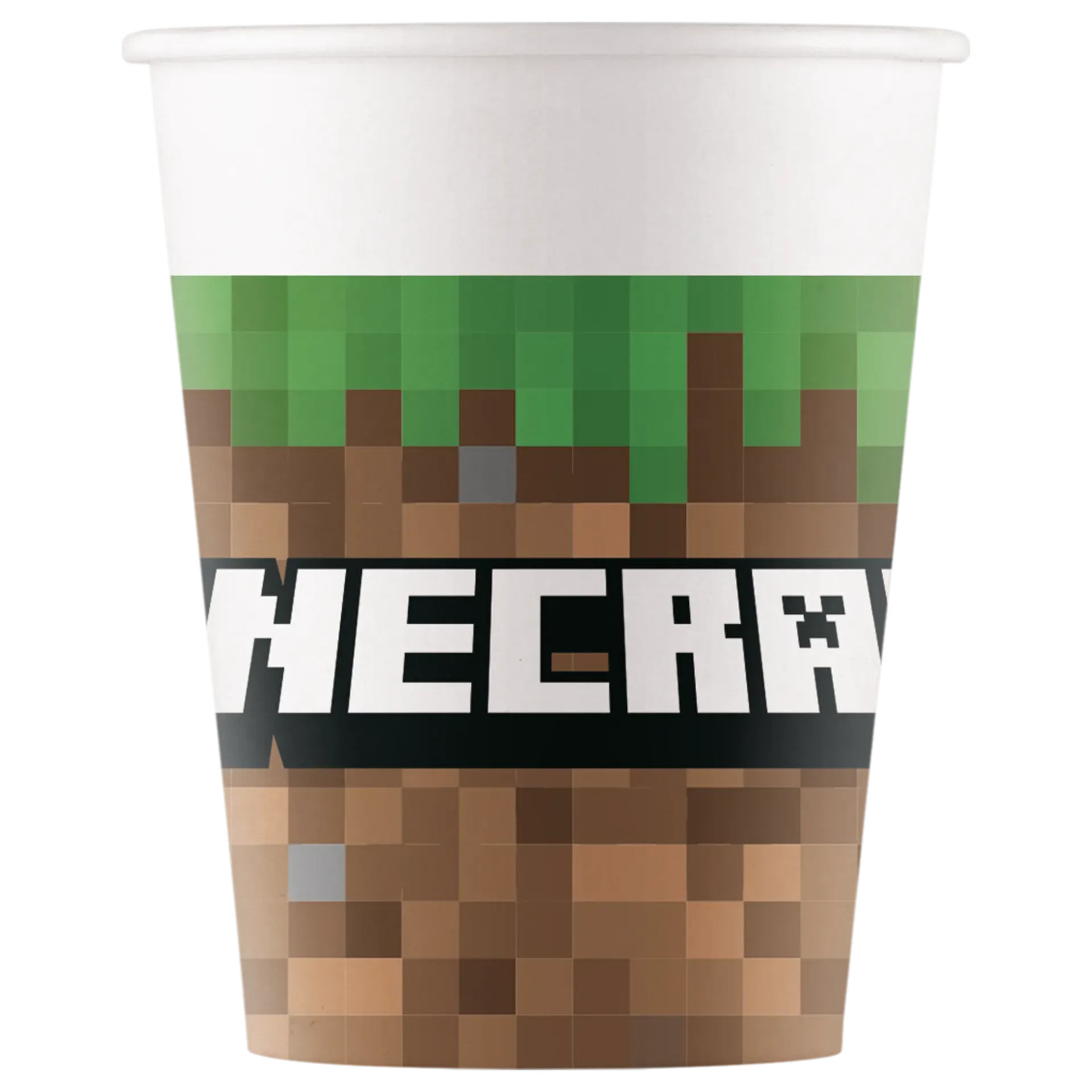 8 GOBELETS EN PAPIER MINECRAFT
