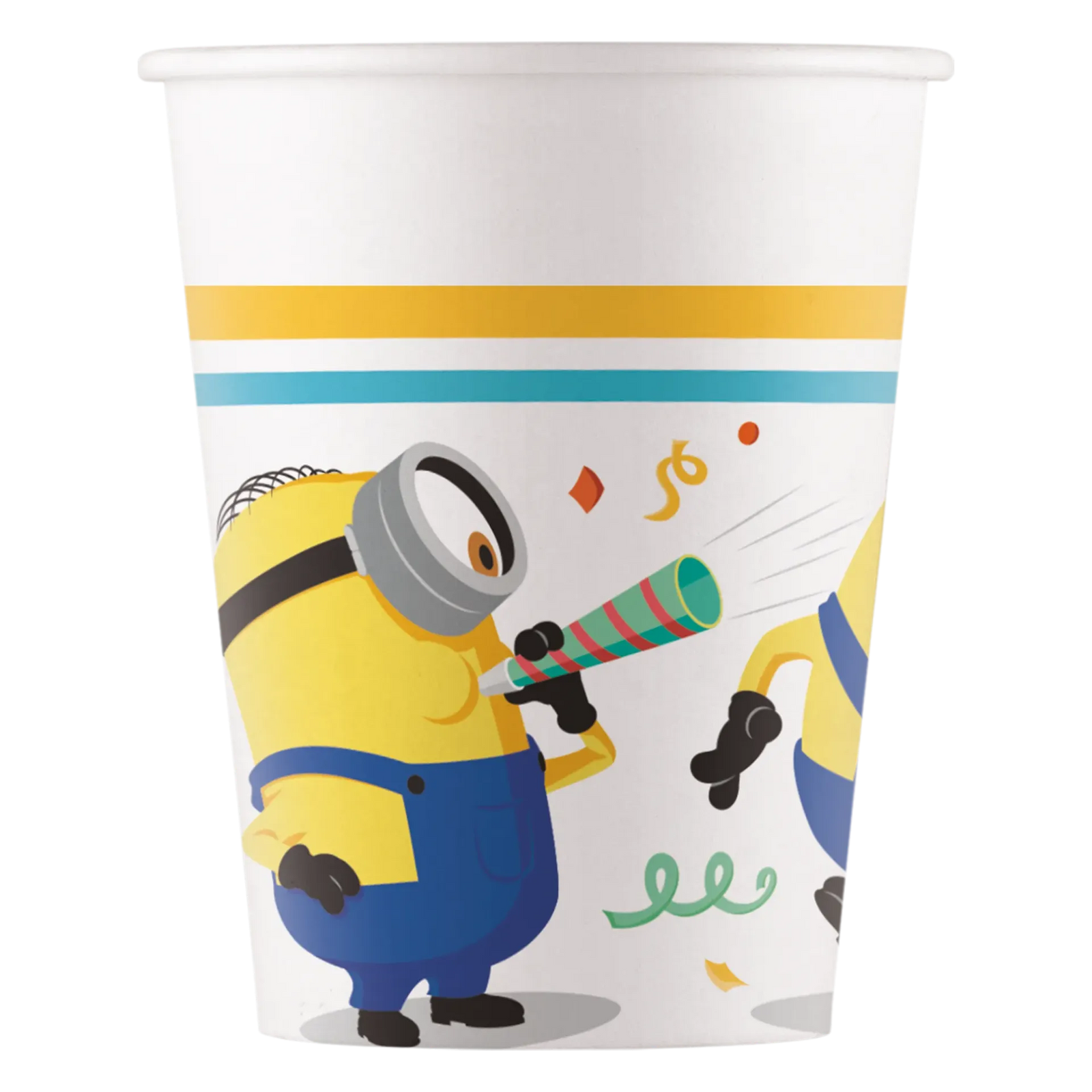 8 GOBELETS EN PAPIER MINIONS