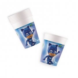 8 GOBELETS EN PAPIER PJ MASKS