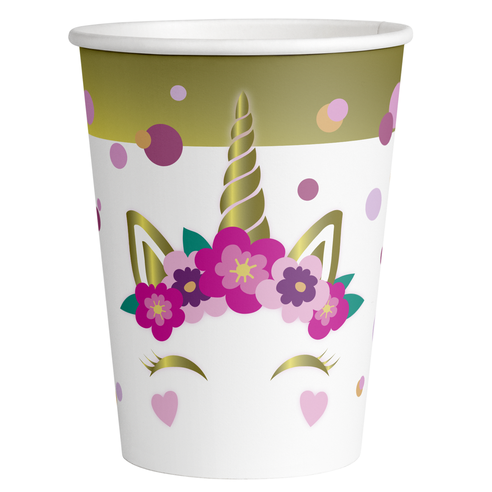 8 Vasos LIL UNICORN 250 ml
