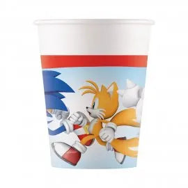 8 GOBELETS EN PAPIER SONIC