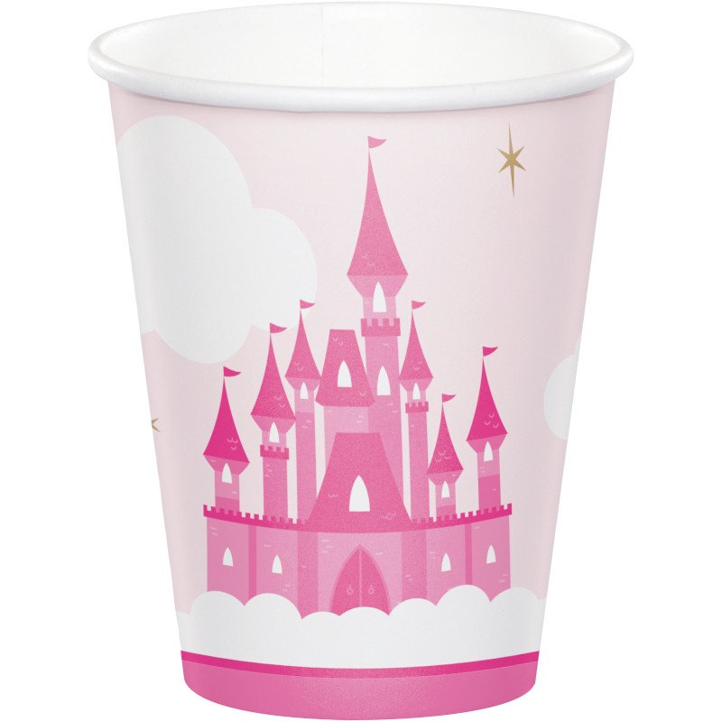 8 verres 236 ml PETITE PRINCESSE