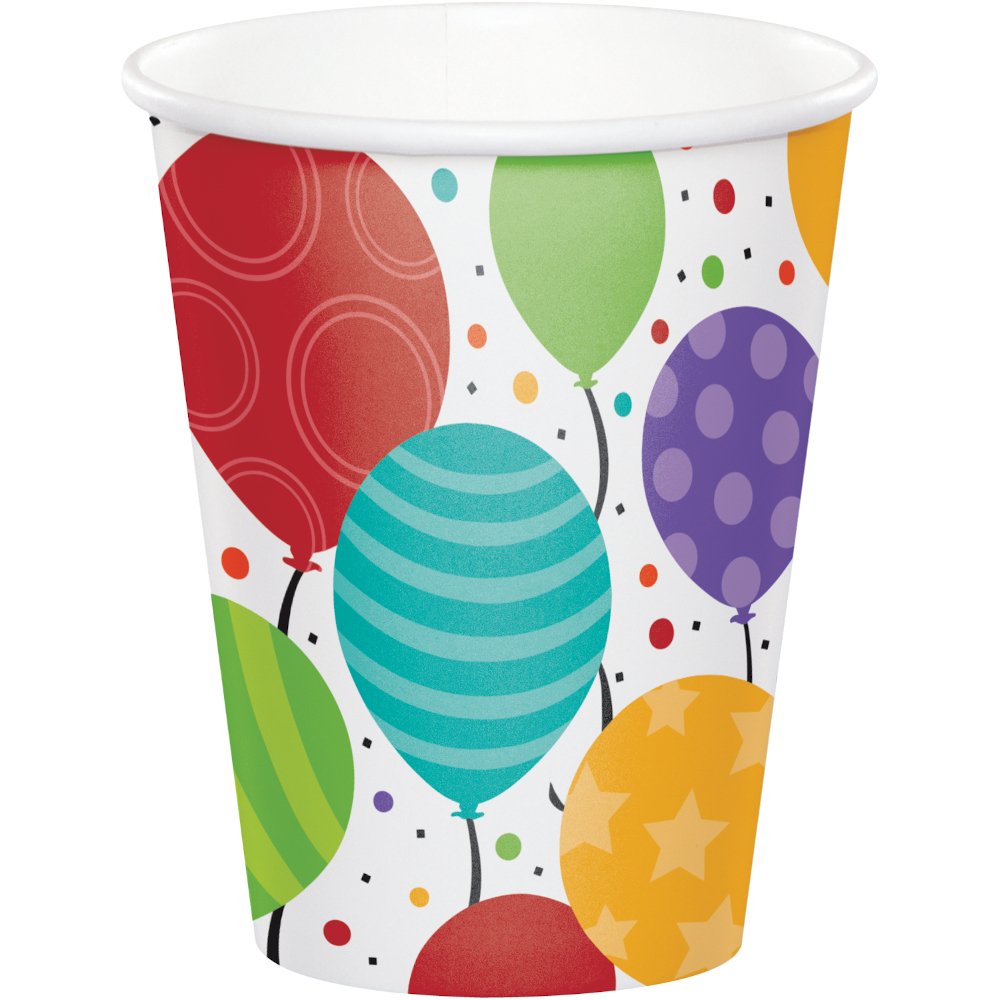 8 verres de 236 ml BALLONS SCINTILLANTS