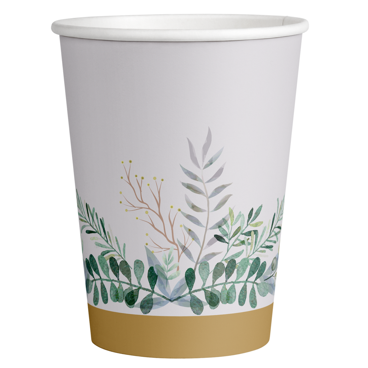 8 verres GREENERY de 250 ml