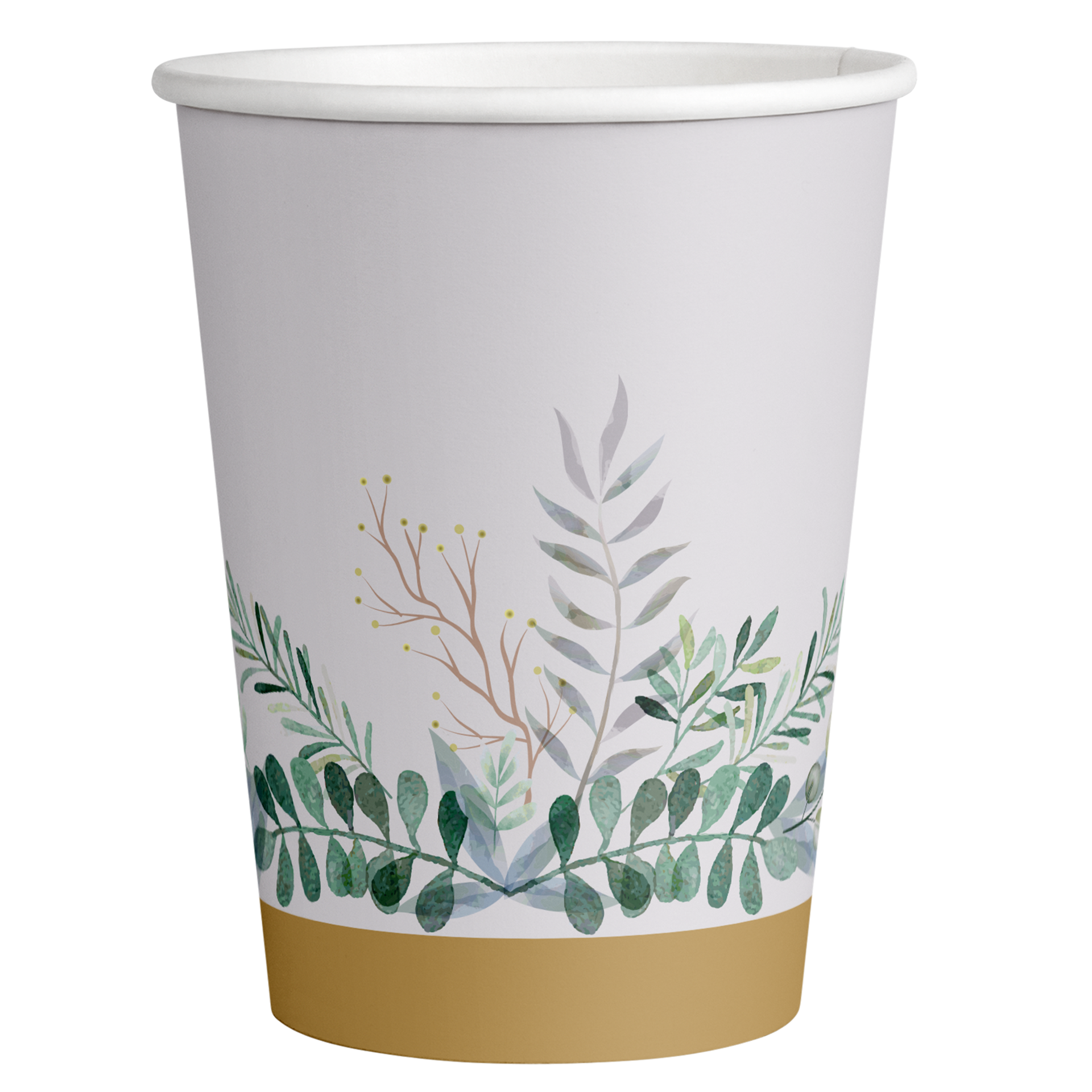 8 verres GREENERY de 250 ml