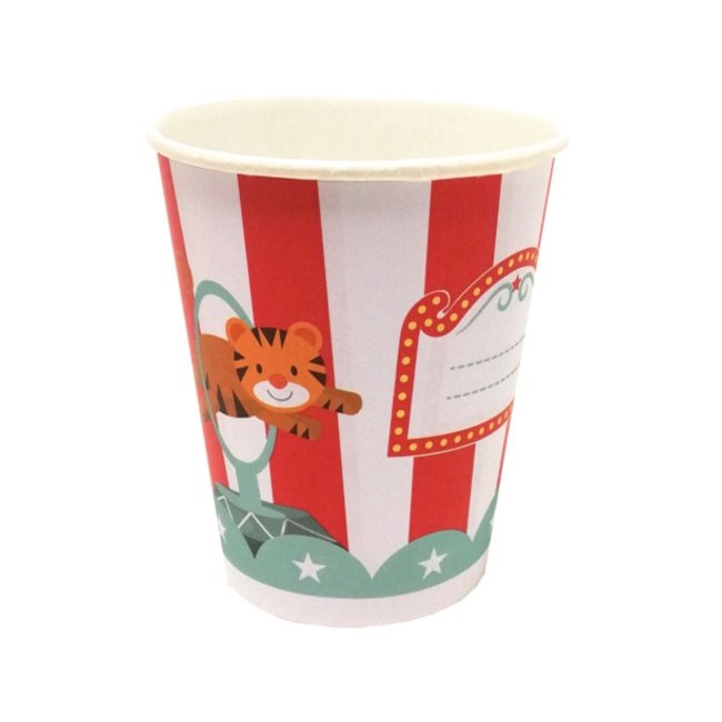 8 Bicchieri da circo 250 ml